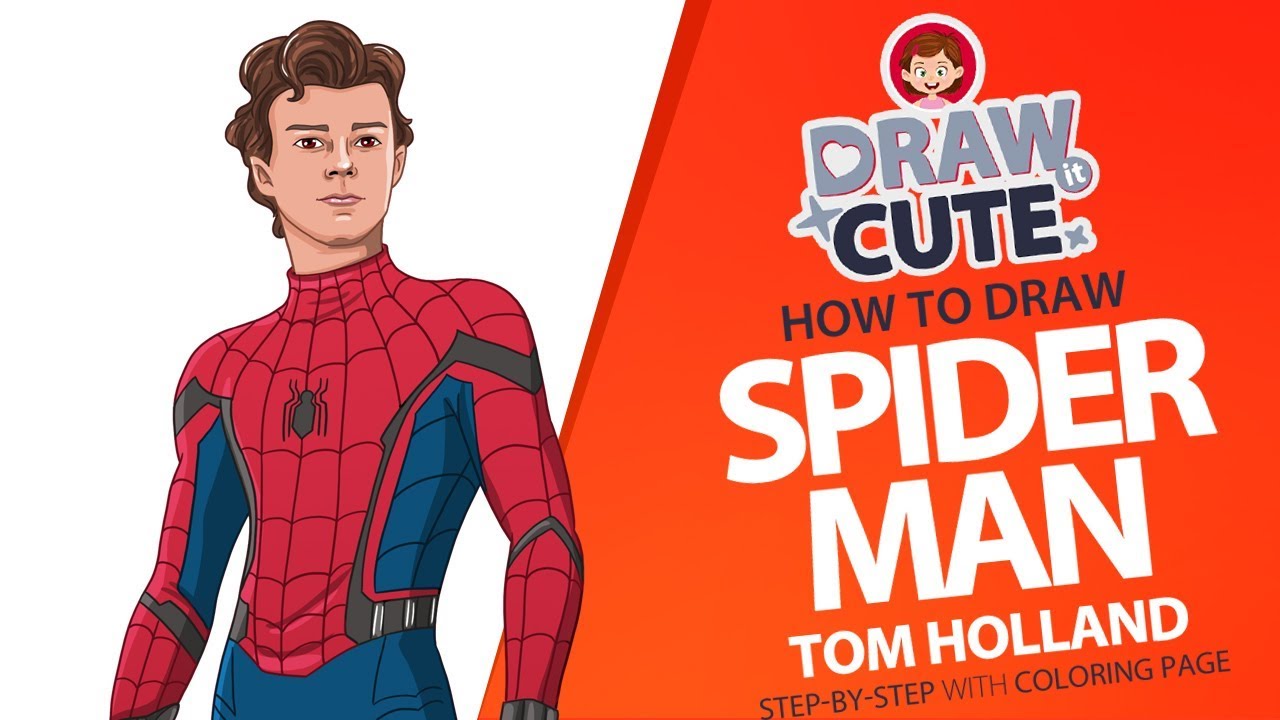 53 Coloring Pages Spiderman Tom Holland  Best HD