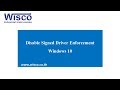 Disable Lisend Signature Windows 10