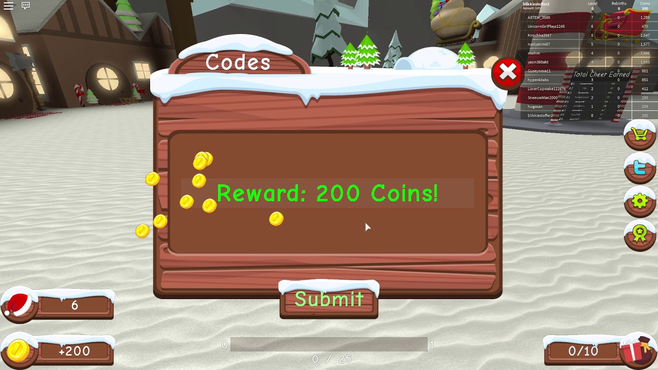 Codes for North Pole Simulator! YouTube
