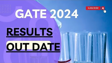 Gate 2024 Result out ! #Response sheet released