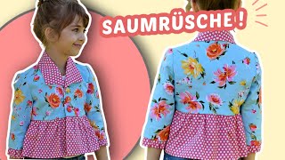 Saumrüsche annähen | Paris Bolero Tutorial