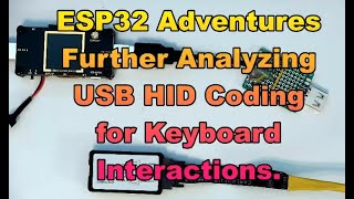 Analyzing the HID Keyboard protocol using a logic analyzer.