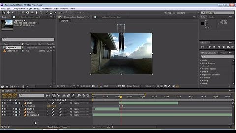 How to Fly and Land like Superman in Adobe After Effects CS6 Tutorial