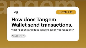 How Tangem Wallet Sends Transactions—Explained