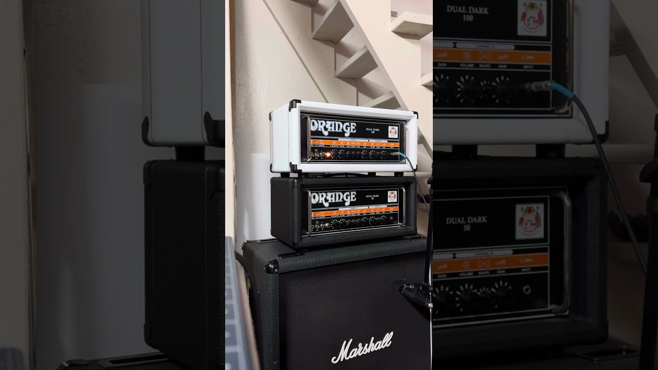 Orange Dual Dark 100 LTD White