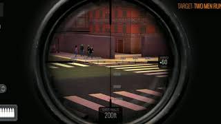 Sniper 3d - Two Men Running (Caught Red-handed) Primary mission Gabe's Crossing Full HD Gameplay screenshot 3