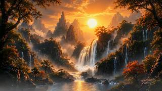 Golden Valley Waterfalls ⛰️ | Animated Looping Background | 4K | PREVIEW ONLY screenshot 2