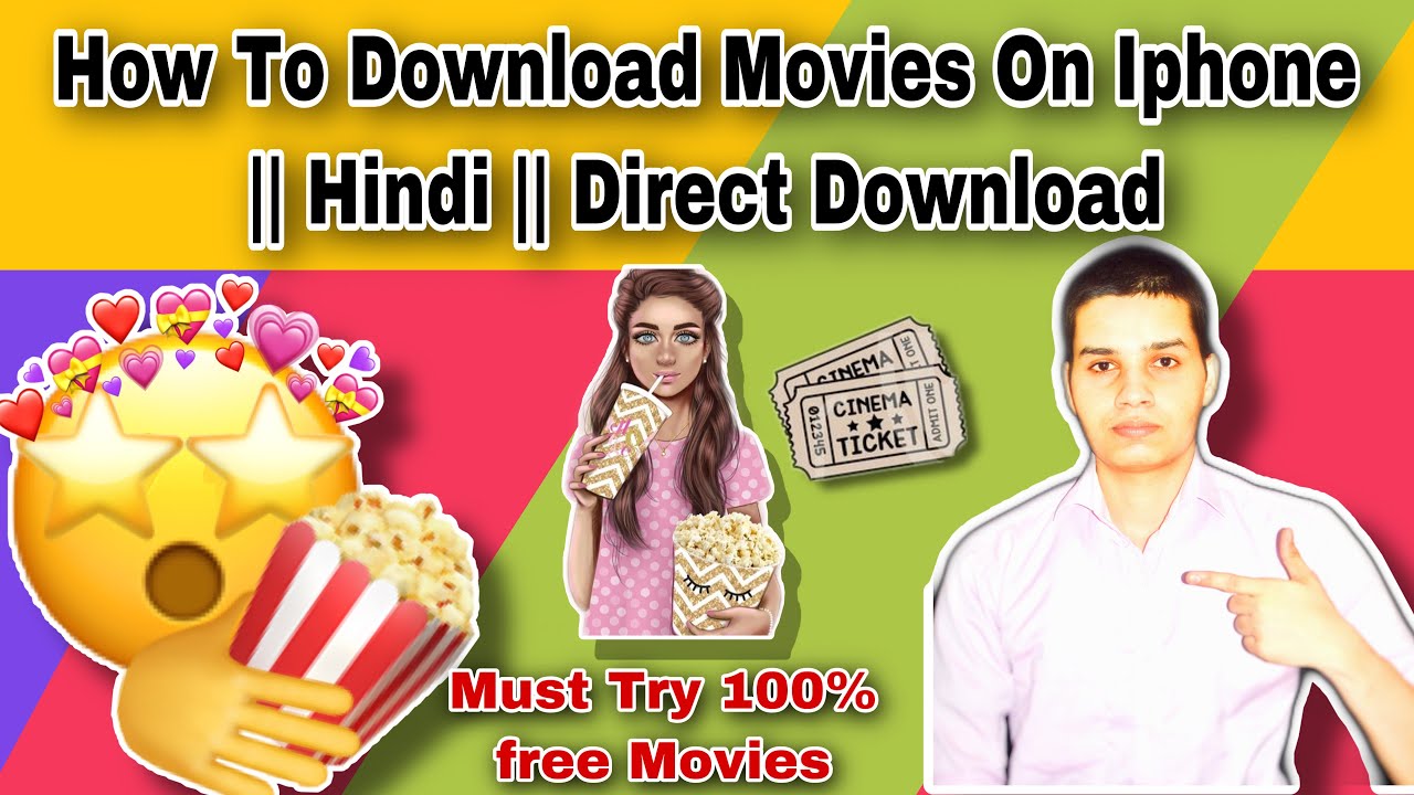 How to download movies in iPhone || Hindi || Direct Download - YouTube