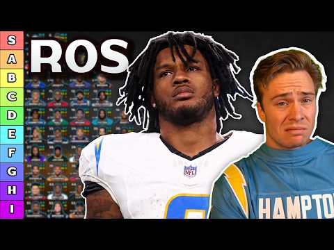 Video: Top 40 Running Back Rankings & Tiers (Updated)