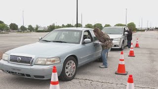 Drive-thru hail inspection event held in Daviess County
