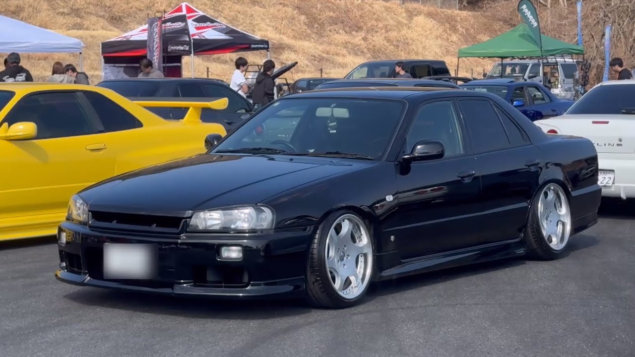 R34SKYLINE GTX ターボ 当時物kranzeバズレイア #r34祭り #er34