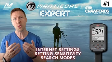 Minelab Manticore Expert Series - Gevoeligheid, beste instellingen en zoekmodi instellen
