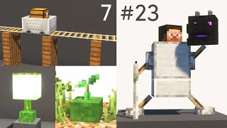7 Secret Minecraft build hacks #23
Its been a while since I showed you some Secret builds you can do in Minecraft. So I figured to make another one and share some of you yet another 7 Secret build hacks.
Mods used in the vid:
https://optifine.net/home
https://www.complementary.dev/shaders-v4/
Additional Links:
Minecraft-heads Website: https://minecraft-heads.com/custom-heads
7 Secret Minecraft build hacks #21: youtu.be/i28DdUtU_Ms
7 Secret Minecraft build hacks #22: youtu.be/Q9wKED1nFck
Commands:
/give @p minecraft:debug_stick
/give @p minecraft:player_head{SkullOwner:*your ign*}
/give @p minecraft:jigsaw
Socials:
https://discord.gg/avrgtuna
https://twitter.com/avrgtuna
https://instagram.com/avrgtuna
https://facebook.com/TunaAverage
https://avrgtunastore.creator-spring.com
Video Chapters:
0:00 – Introduction
0:19 – 1.1. Custom Plant
1:04 – 1.2. Cacti Verdant Lamp
1:19 – 2. Picket Fence
2:25 – 3. Floating Railtrack
3:48 – 4. Mob/Player Statue
4:51 – 5. Burning Armor (troll build)
5:11 – 6. Observer Wall
5:49 – 7. Package v2
6:35 – Outro/fan-arts
Created and Edited by Quintin
Subscriber Counts: 406,285
#avrgtuna #minecraft #minecraftbuilds 7 Secret Minecraft build hacks #23