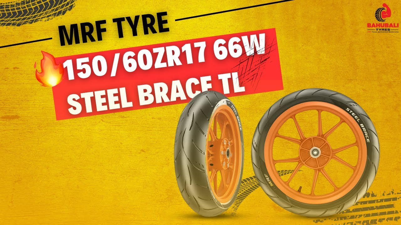 MRF STEEL BRACE 150/60ZR17 66W  Tubeless Tyre Review I Bahubali Tyres