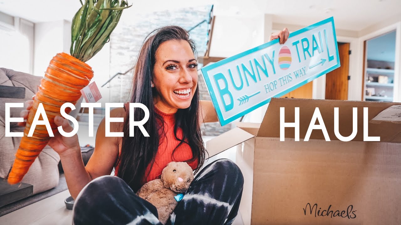 Easter Decor Haul | Michaels & Rae Dunn