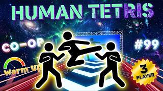 HUMAN TETRIS 👥 3 PLAYER CO-OP | Ultimate Shape Challenge | Interactive Fitness Game screenshot 1