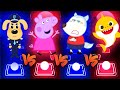 SHERIFF LABRADOR 🆚 PEPPA PIG 🆚 WOLFOO 🆚 BABY SHARK : TILES HOP GAME