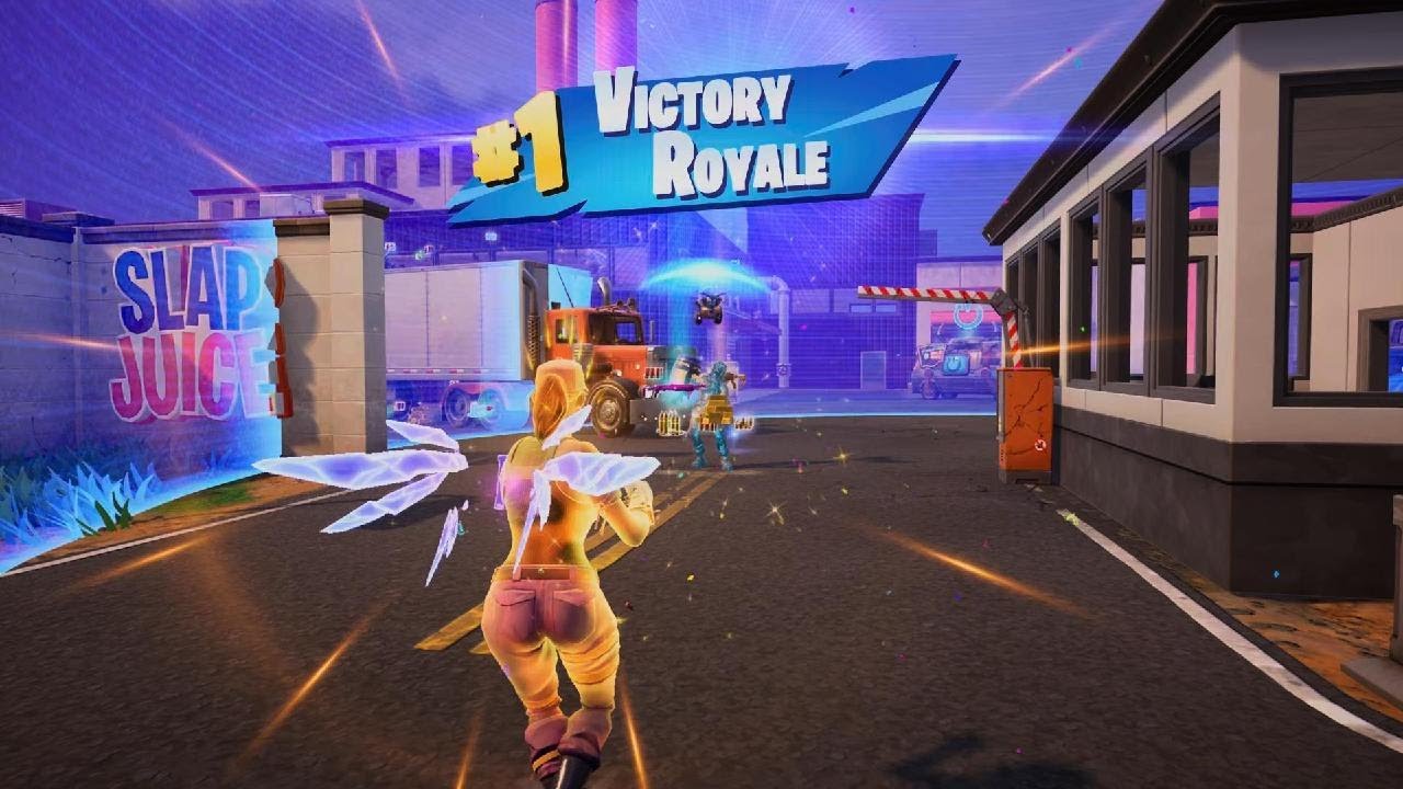 Fortnite Rare Rose Team Leader Skin & Set Review! #1 Victory Blitz Royale Solo Gameplay!