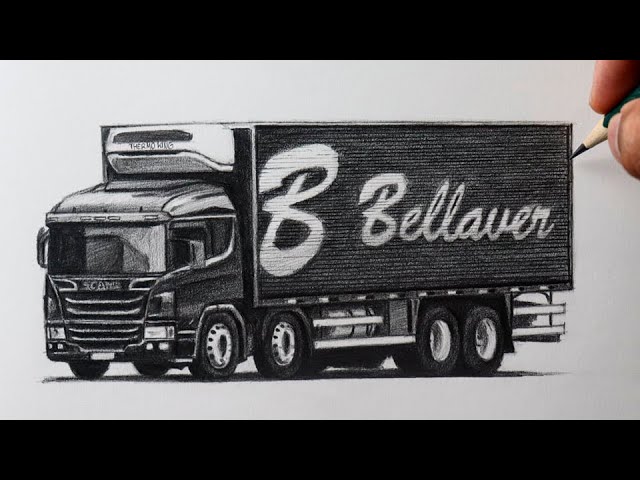 DESENHANDO SCANIA R440 NA GRANEL ARQUEADA, +MOTIVACIONAL