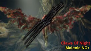 Elden Ring Claws Of Night Vs Malenia Ng