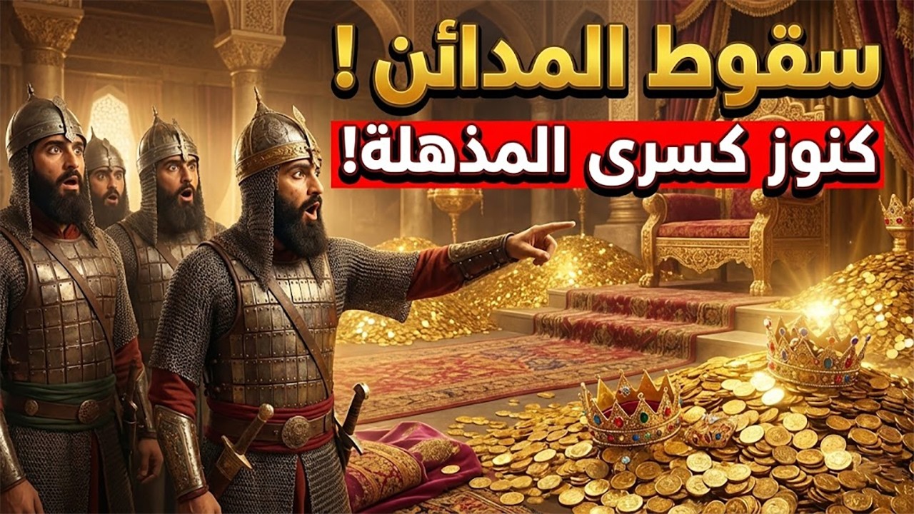 صدمة 637م! 😱 سقوط المدائن عاصمة الفرس.. المفاجأة التي أذهلت المسلمين بـ 