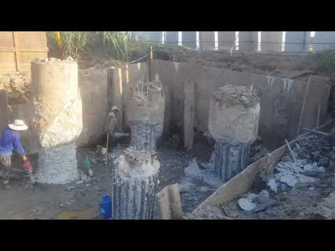 Video Cắt đầu cọc khoan nhồi/ cuộc đời lang thang - youtube