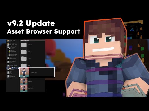 Cinema 4D - Minecraft Rig Template Version 9.2 (Asset Browser Update)