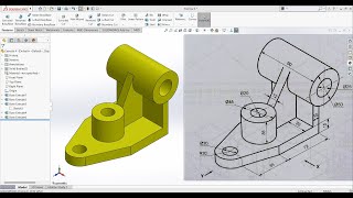 SolidWorks Basics - Part Modelling Tutorial_Exercise_4