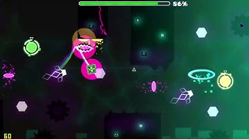 Geometry Dash 幾何衝刺: Joyride By thazm 100% (3 coins) (Daily level) (60fps gameplay)