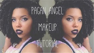 Pagan Angel Makeup Tutorial Black Lipstick