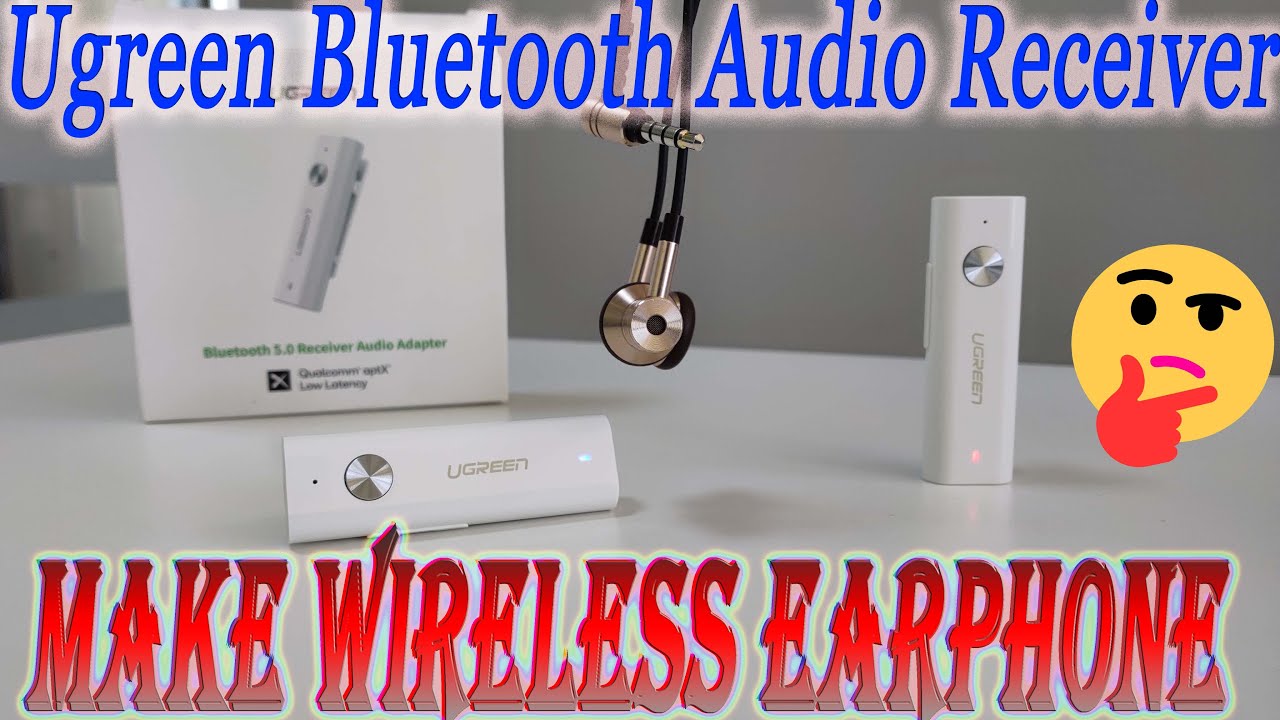 Convert Wired Earphones to Wireless Ugreen Bluetooth Receiver Audio