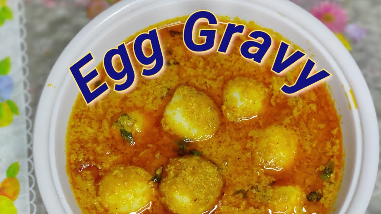 Boiled Egg Gravy How To Make Delicious Egg Gravy With Simple Home