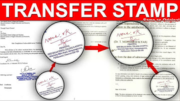 How to Copy and Paste #stamp and #signature  like Original ||Step by Step Tutorial||F2F