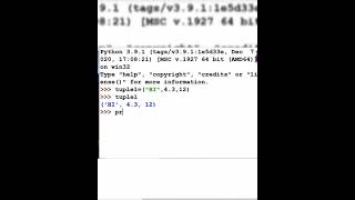 Tuples in Python ( Tamil )
