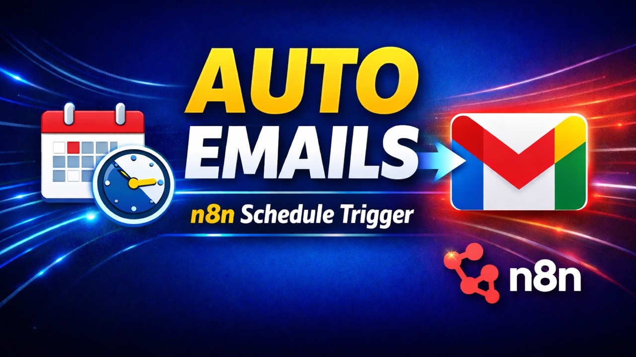 How to Schedule Workflows in n8n | Schedule Trigger Tutorial - YouTube