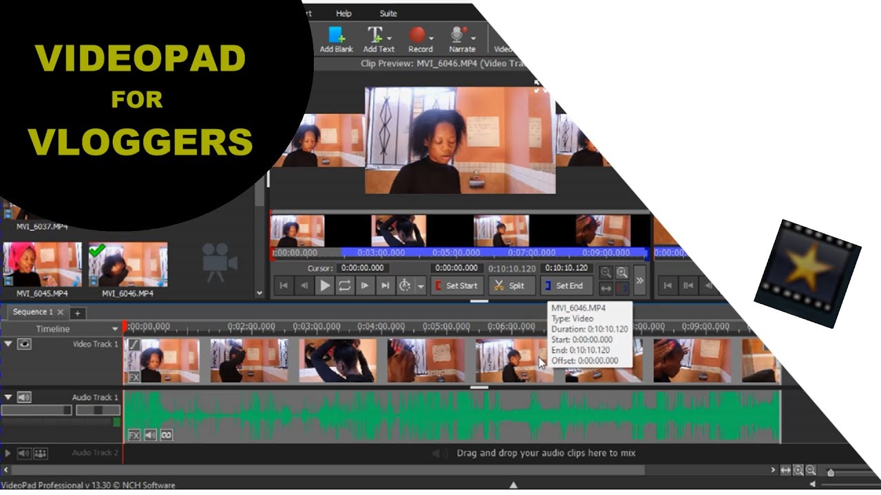 Introduction to VideoPad for Vloggers Getting Started with Editing