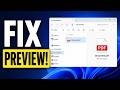 Fix - PDF Preview Not Working In Windows 11 File Explorer (Easy Guide)