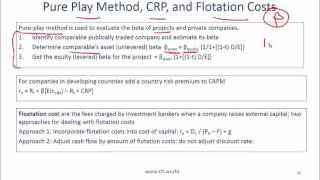 2017 Level I CFA Corporate Finance: Cost of Capital Summary