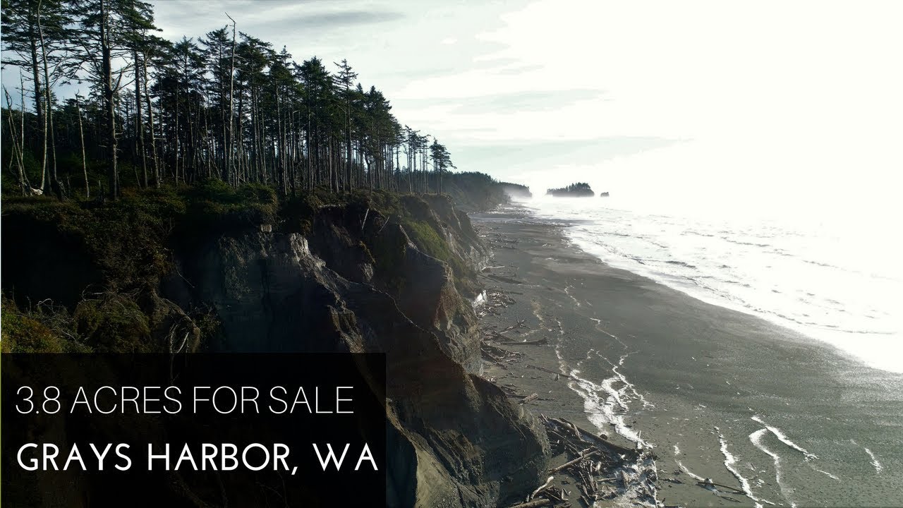 Land for Sale 3.8 Acres in Grays Harbor with Ocean Views YouTube