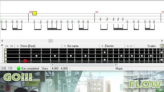 GO!!! (Bass TAB) - FLOW