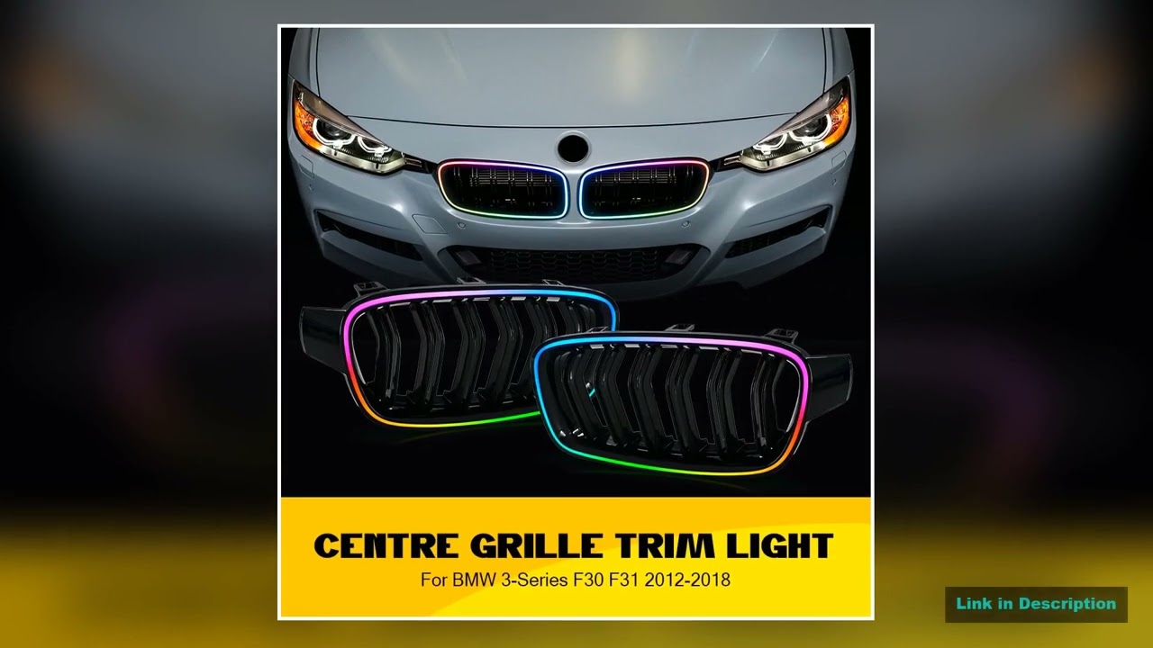 LED Grille For BMW 3 Series F30 2013 2014 2015 2016 2017 2018 Grille Lights RGB color Special Pick
