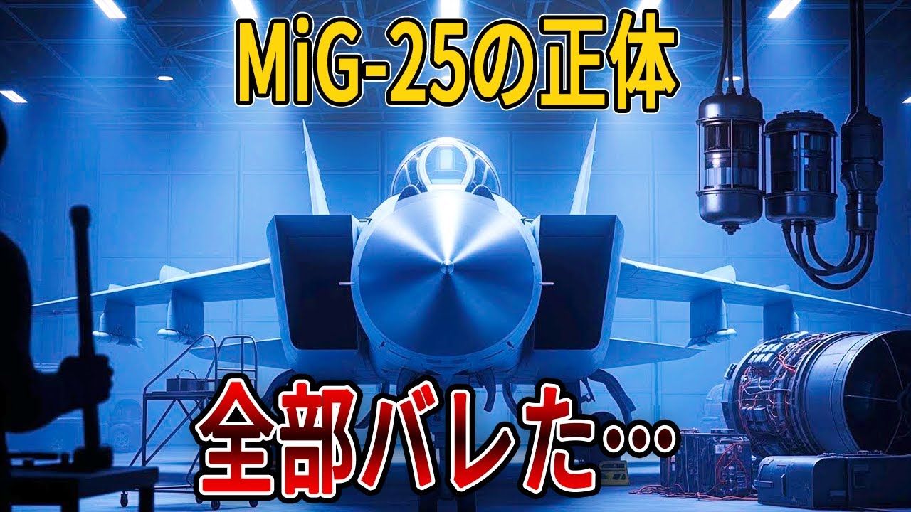 【ゆっくり解説】MiG-25の“正体”が暴かれた日｜亡命機が明かした衝撃の真実【冷戦事件簿#1】