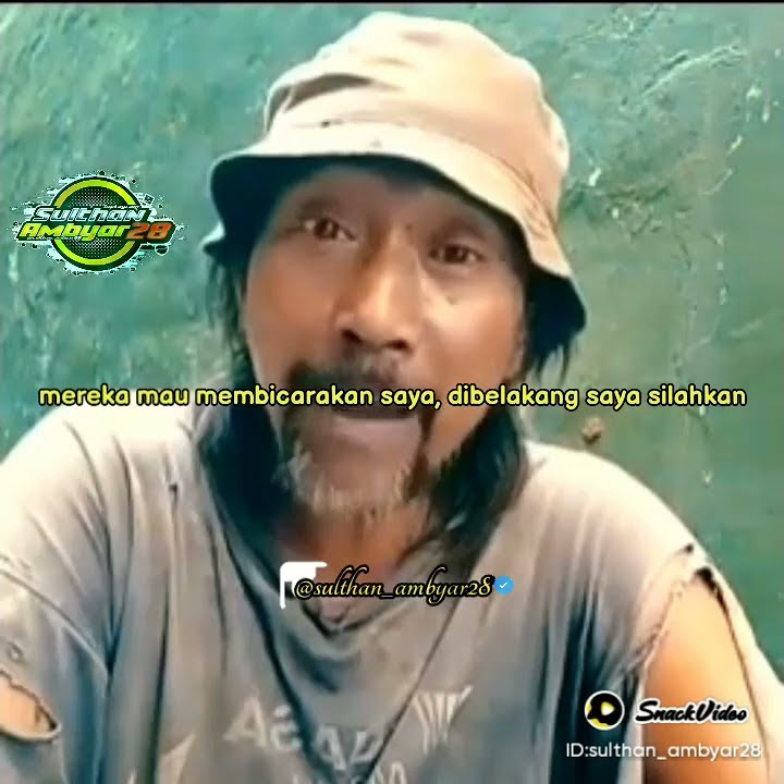Prinsip Hidup. ' Lemah Teles, Ben Gusti Alloh Seng Bales'.