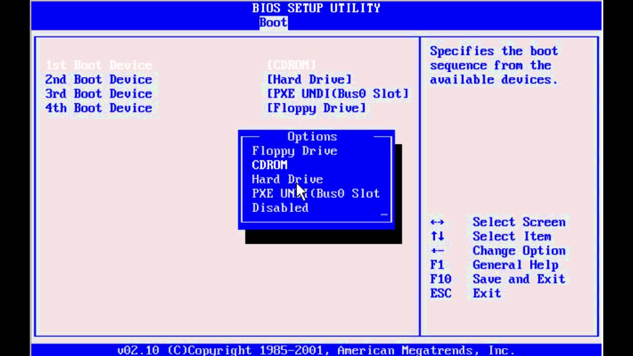 12 Aprenda a configurar o Boot a partir da unidade de CD/DVD YouTube