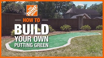 How to Make a Backyard Putting Green 🏌️ | The Home Depot