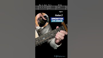 Operator - Jim Croce | GUITAR 2 (Intro) TABS Tutorial - Dr. Guitar
