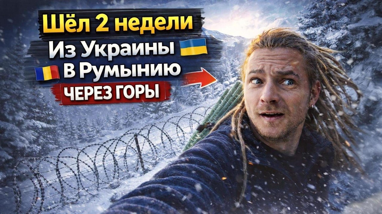 Шёл 2 недели из Украины в Румынию через горы
