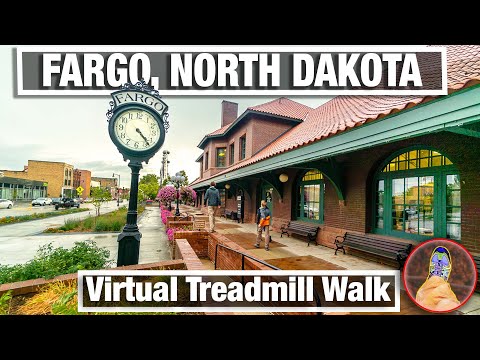 City Walks - Fargo North Dakota Virtual Walking Tour - Downtown Fargo