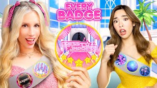 Download Lagu Racing To Get EVERY BADGE in DRESS TO IMPRESS... W/ @KatrinaBuno MP3