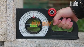 MY DIY MULTIFUNCTION SLOPE MEASURING INSTRUMENT/ MAGNETIC BASE SLOPE INCLINOMETER ANGLE MEASURING